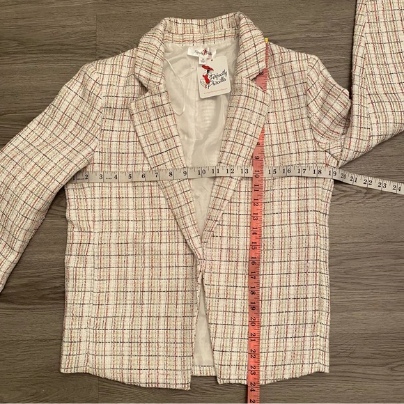 Perfectly Priscilla Crop open  front Jacket Size S - Picture 11 of 11